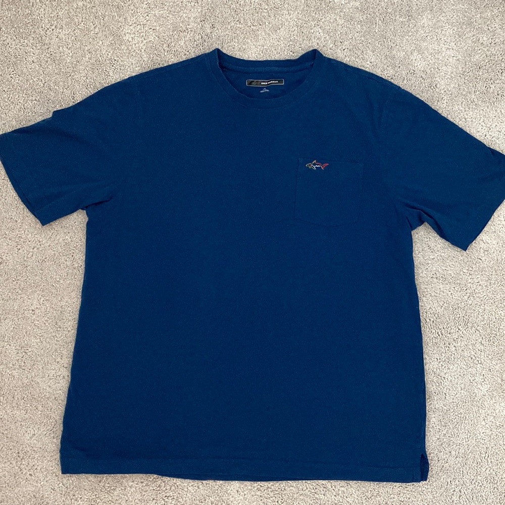 Greg Norman Navy Blue Shirt size Large